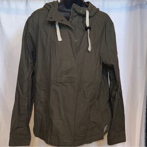 The North Face Dark Olive Pullover Jacket